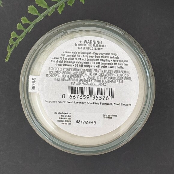 BBW Clean House Vibes White Barn Bath & Body Works Single Wick Candle - Picture 10 of 10